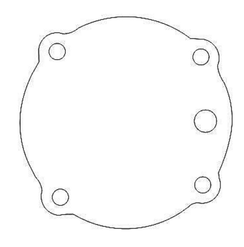 1981-1982 Kawasaki EX305 11009-1239 Breather Body Gasket