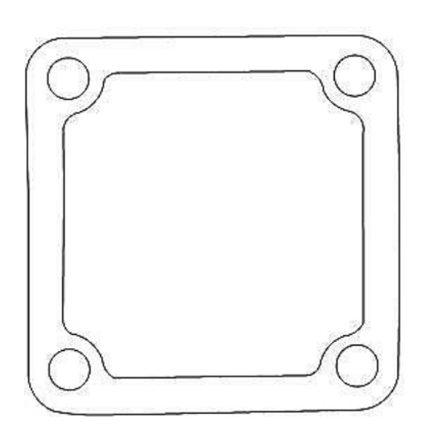 BSA A65 Twin 67-1288 Sump Plate Gasket