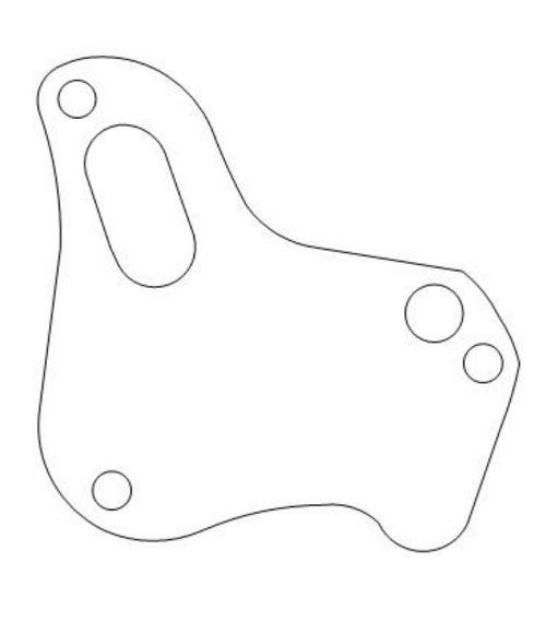 1982-1983 Yamaha XJ650L 4BB-15457-00 Breather Cover 1 Gasket