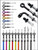 KTM 300 XC 2006-2016 FRONT & REAR STAINLESS BRAIDED BRAKE KIT