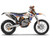 KTM 500 EXC SIX DAYS 2016 REAR STAINLESS BRAIDED BRAKE KIT