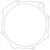 1982-1983 Honda ATC185 11191-437-020 Crankcase Gasket