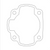 1976-1978 Kawasaki KD175 11009-041 Cylinder Base Gasket