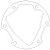 1978-1997 Suzuki LT50 11495-04400 Release Cap Gasket
