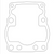 1986-1988  Suzuki RM80 11241-02B00 BASE Cylinder Gasket