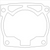 1990-1998 KTM 300  CYLINDER BASE GASKET  54630030003