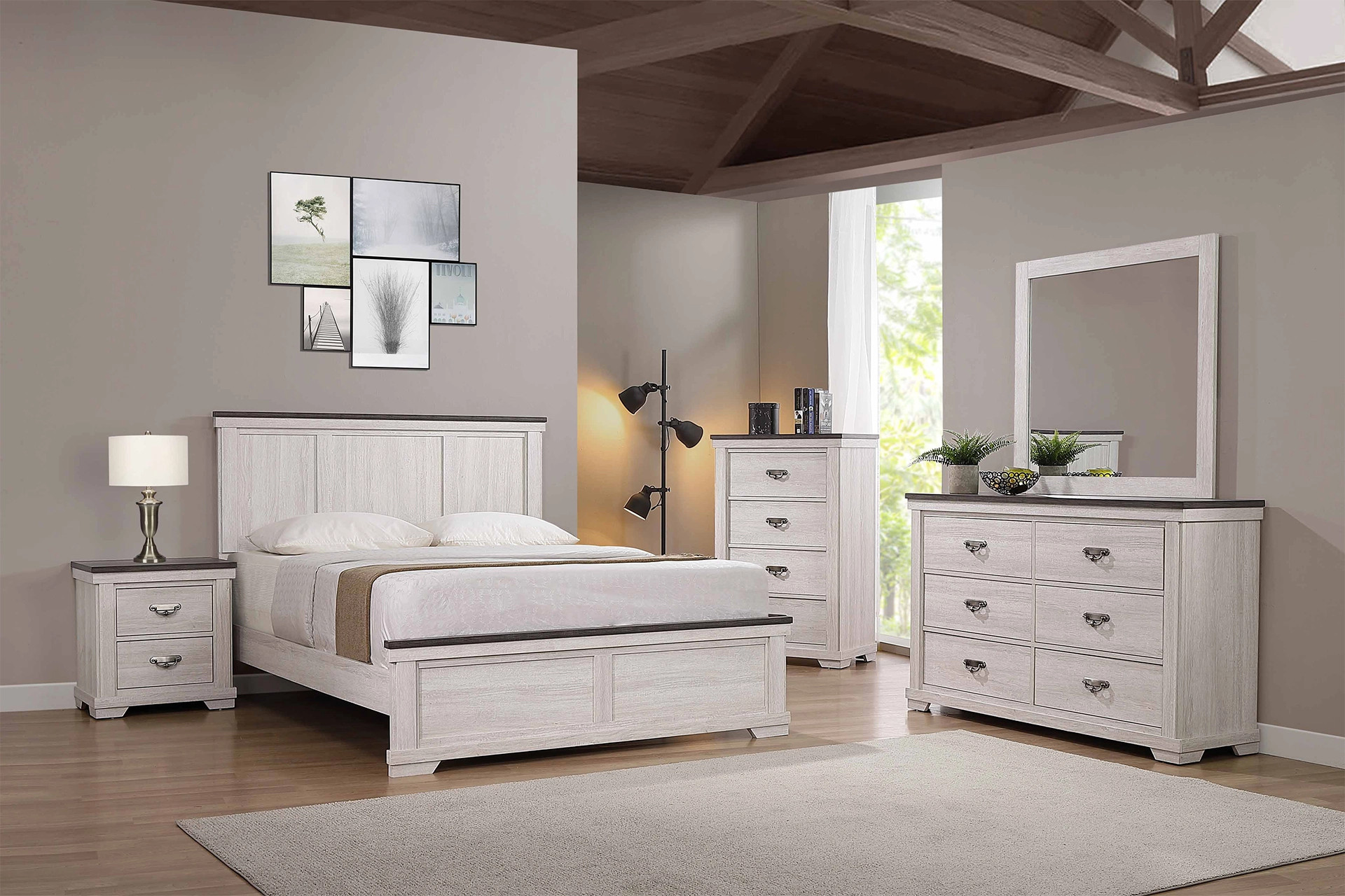 Crown Mark 8180 Leighton Bedroom Set BiRite Furniture