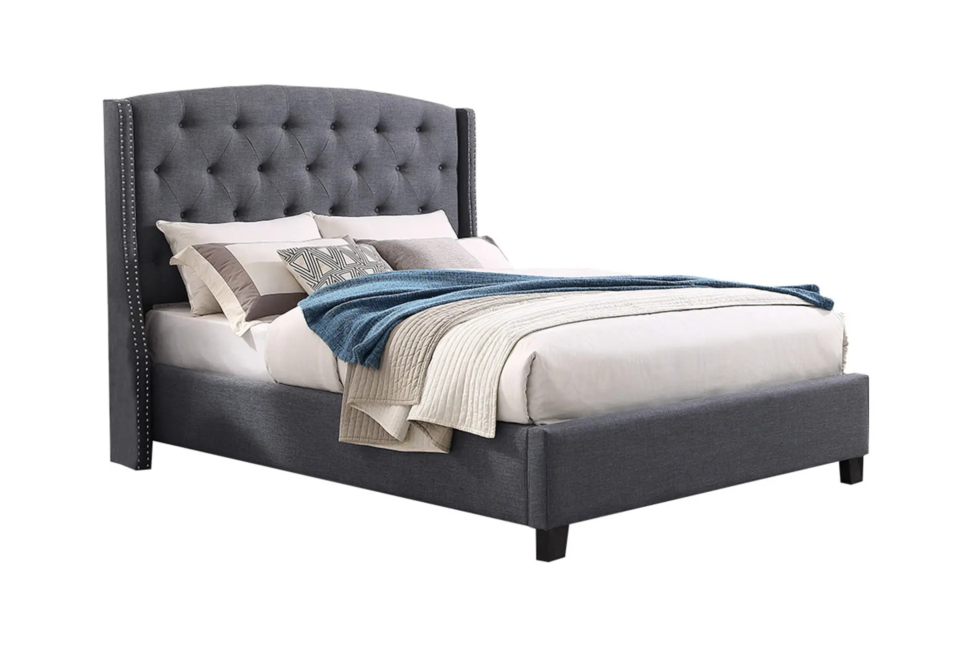 Crown Mark 5111 Eva Grey Bed