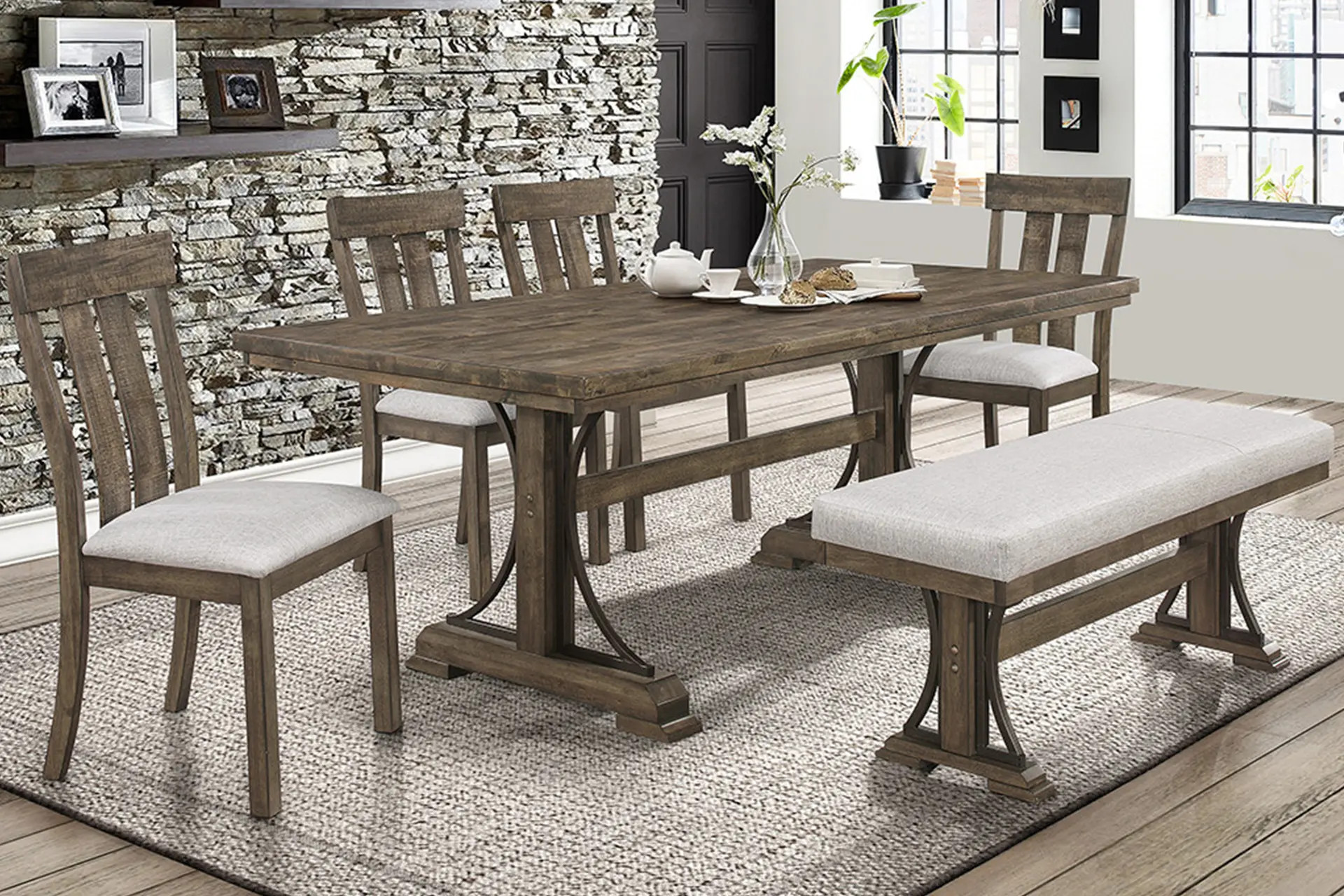 Crown mark 2024 dining room set