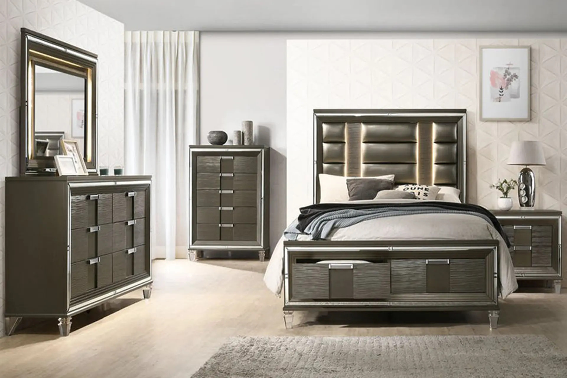 Elements TN600 Twenty Nine Copper Bedroom Set.