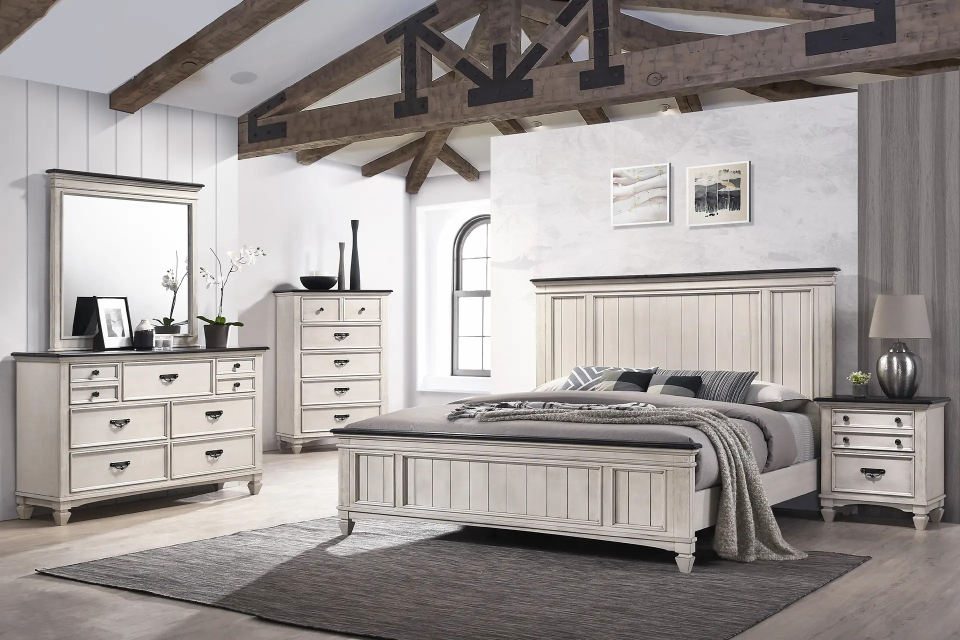 Crown Mark 9100 Sawyer Bedroom Set.