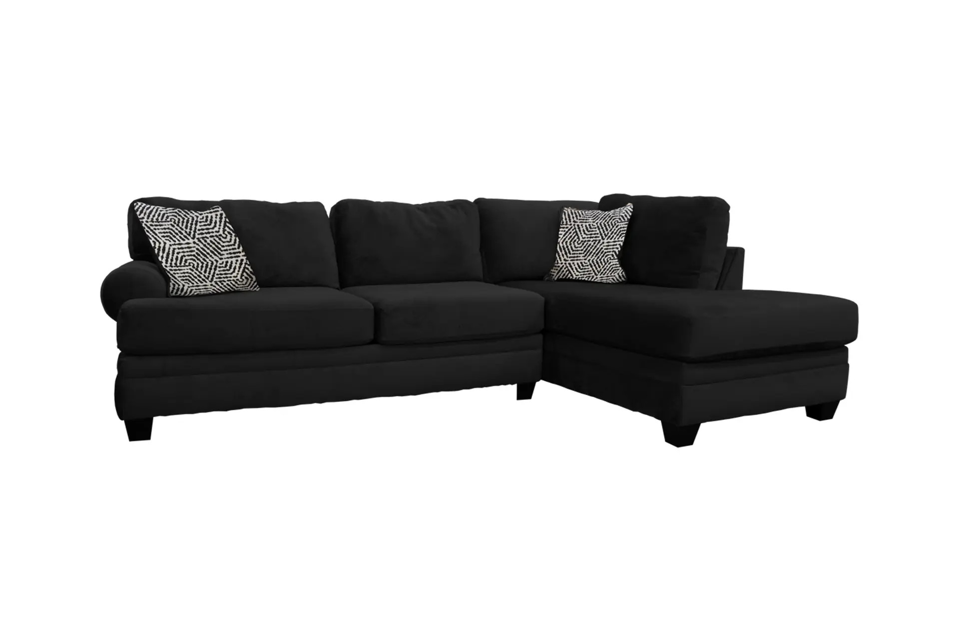 Avalon 1025 Jamba Black Sectional.