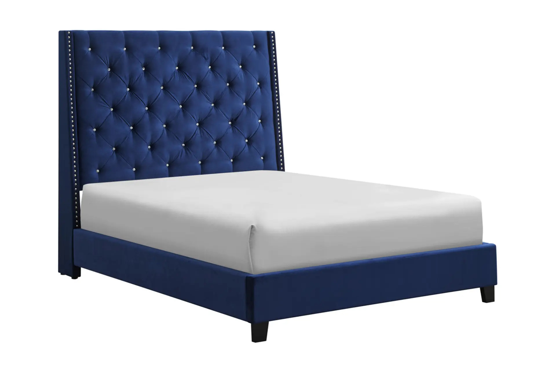 Crown Mark 5265 Chantilly Blue Bed