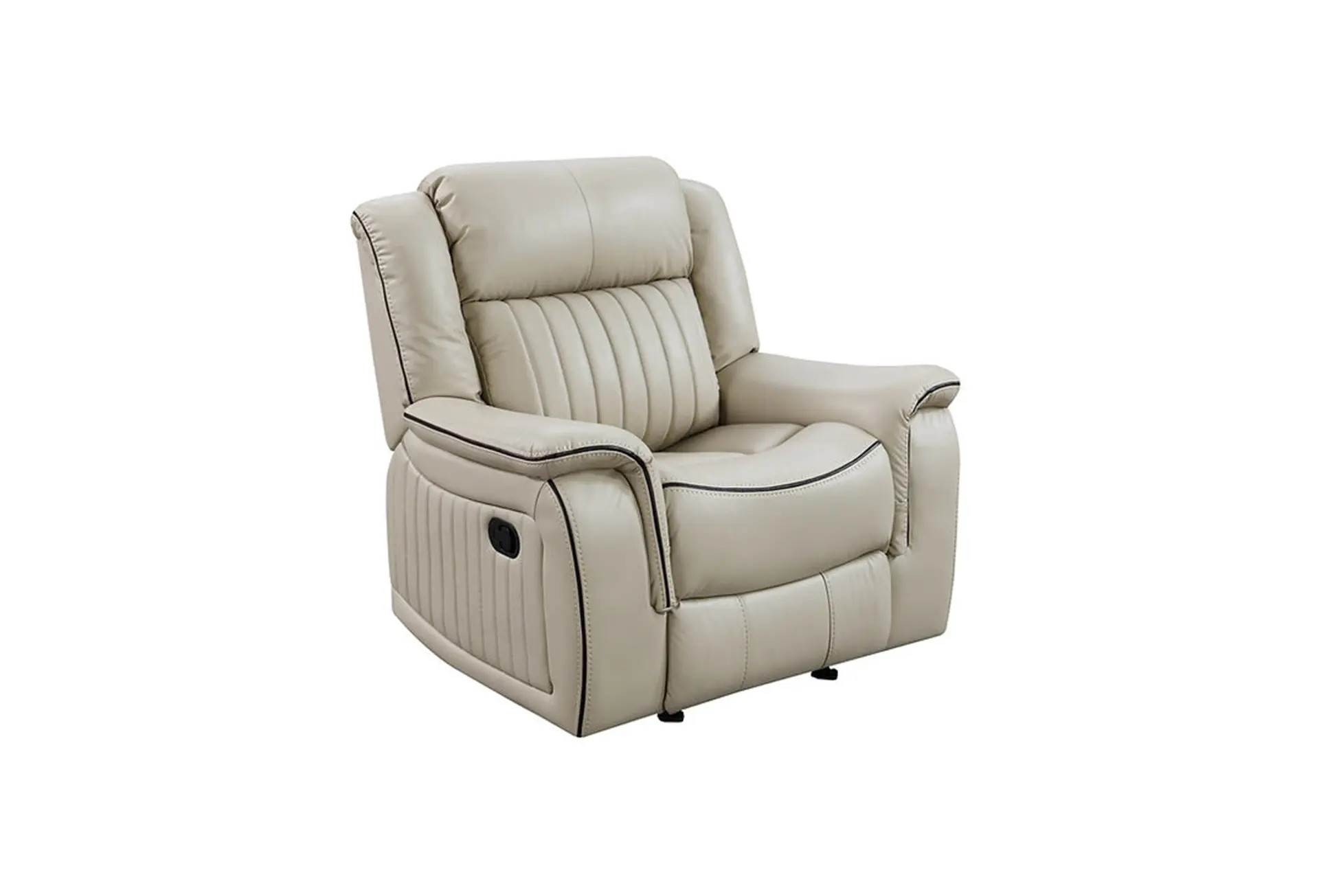 New Era S9381 Lavon Cream Reclining Sofa, Love, and Recliner