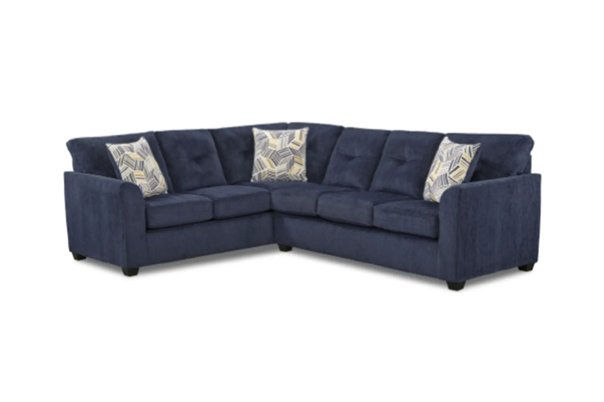 Washington Brothers 3000 Kennedy Navy Sectional.