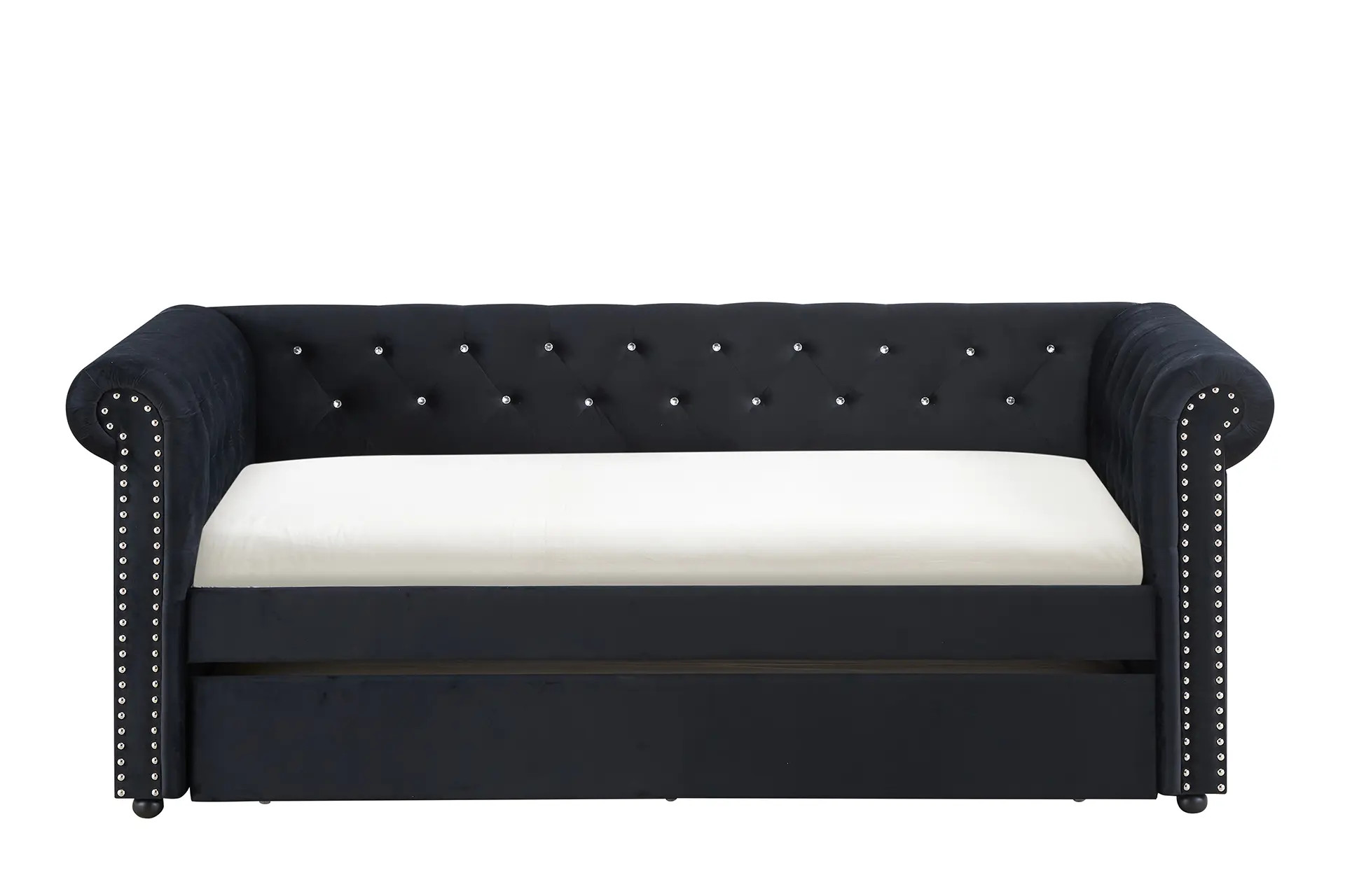 Crown Mark 5332 Ellie Black Daybed transparent.