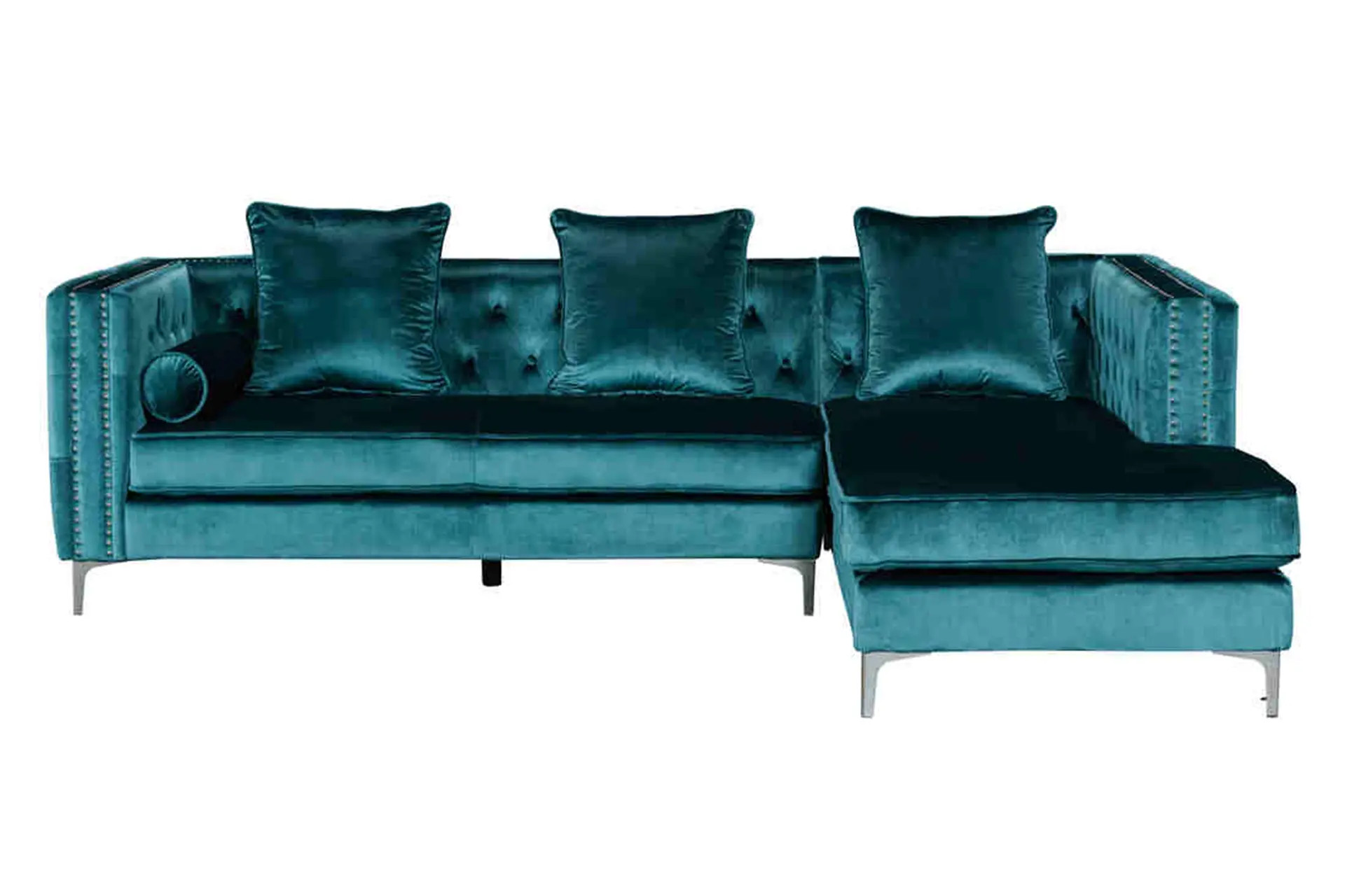 Ava Teal Sectional.