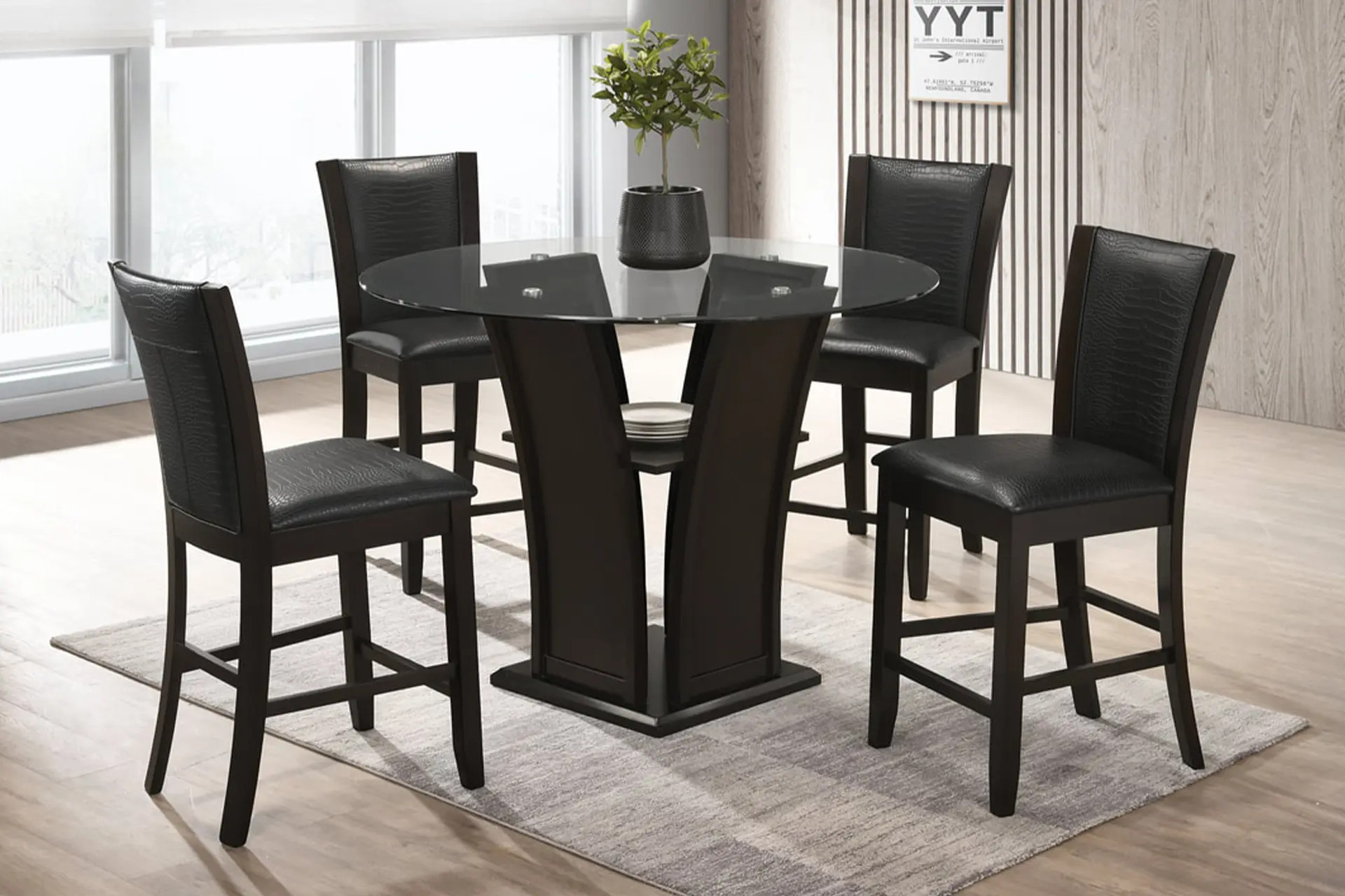 Orlando Black Dining Room Set.