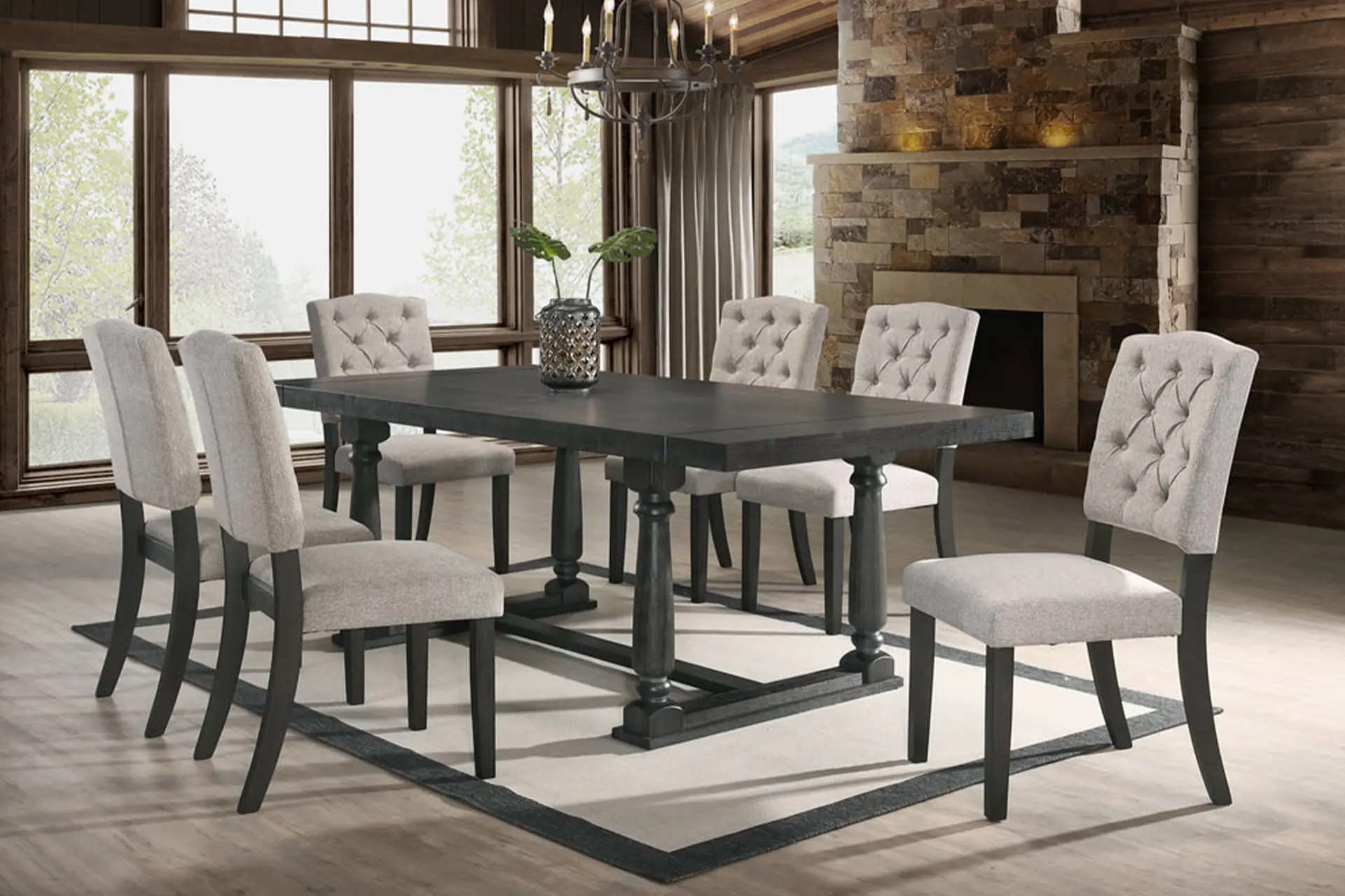 Henderson Gray Dining Room Set.