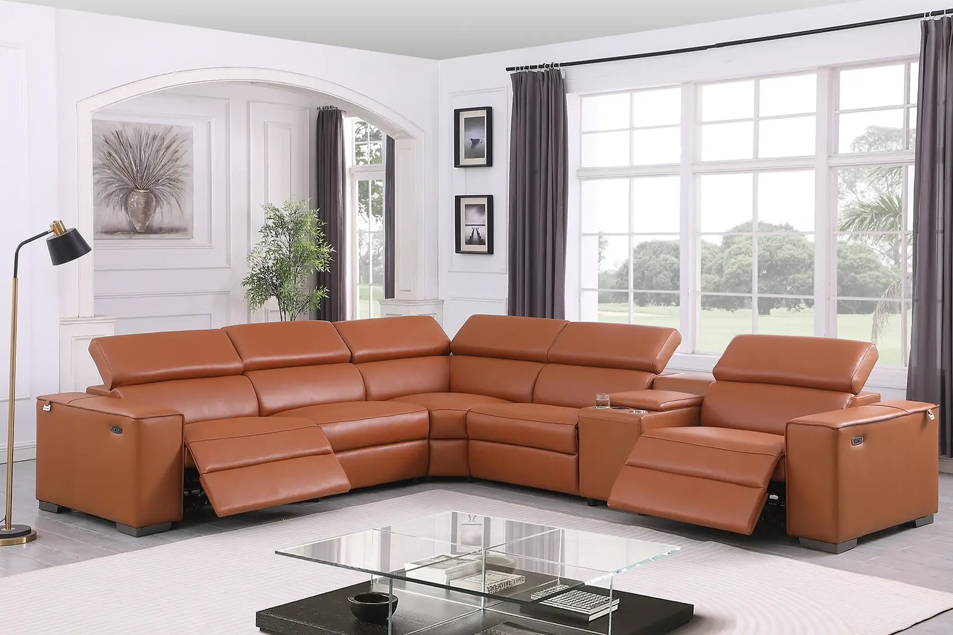 Picasso Carmel 2-Piece Power Reclining Sectional.