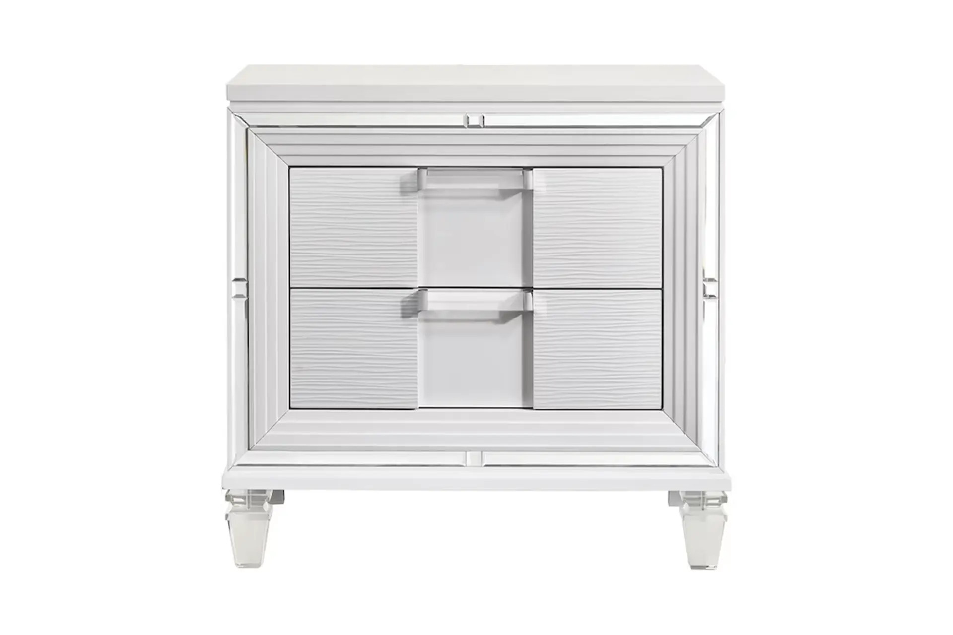 Elements TN700 Twenty Nine White Nightstand.