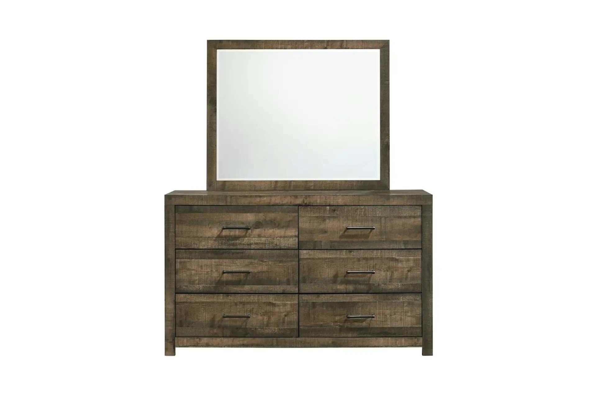 Elements BY500 Bailey Driftwood Dresser and Mirror.