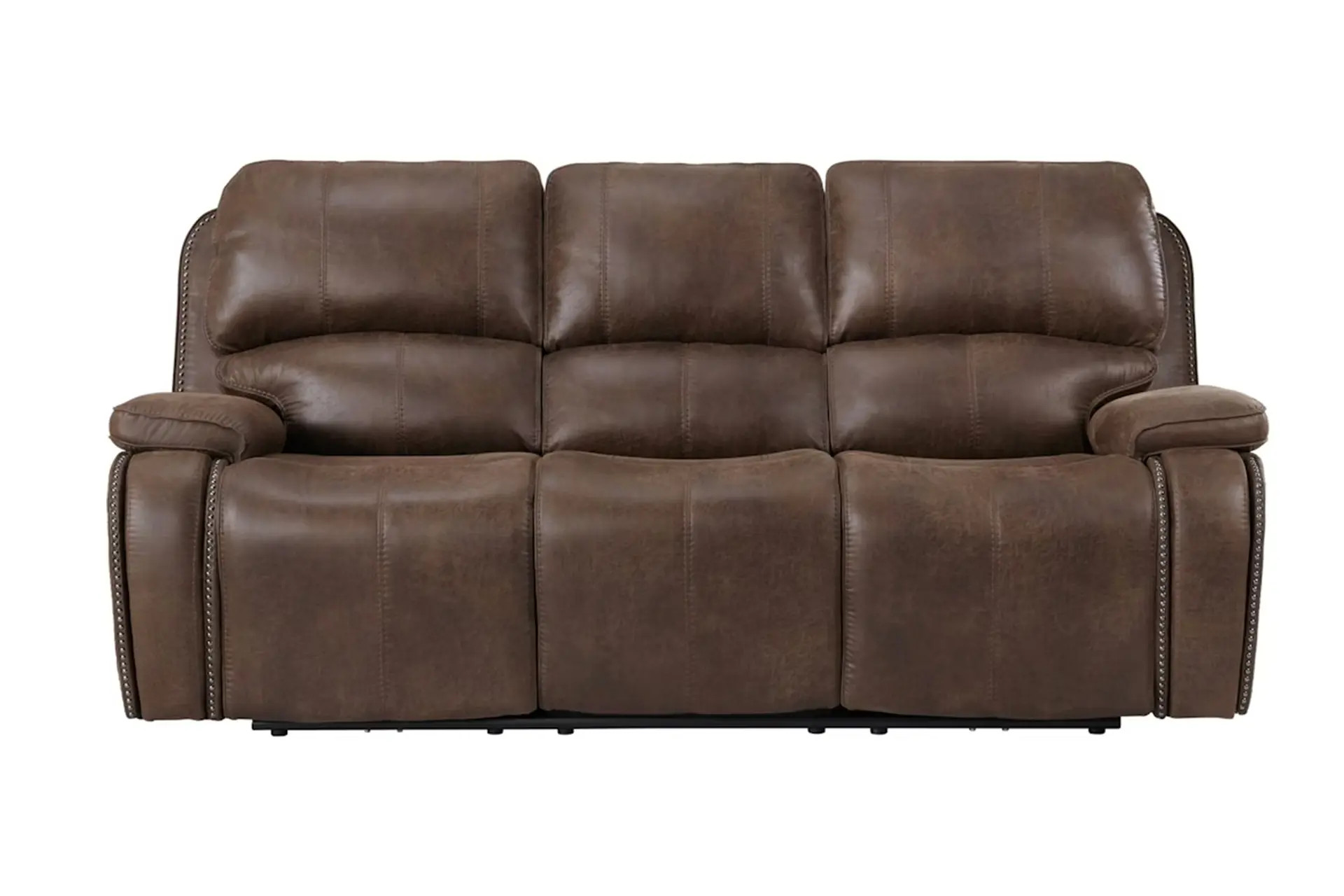 Elements 5230 Atlantis Brown Power Reclining Sofa.