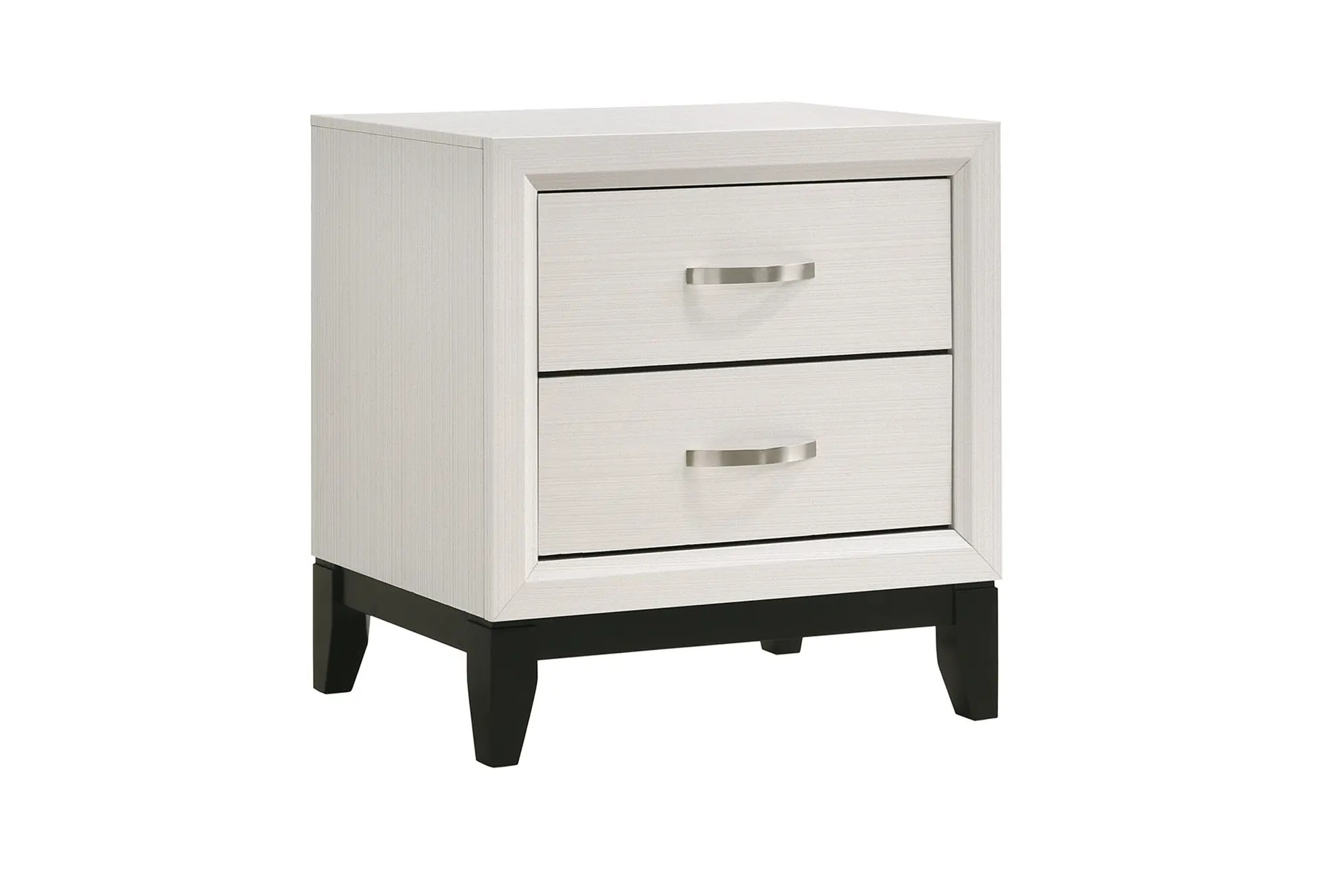 Crown Mark 4610 Akerson Chalk Nightstand.