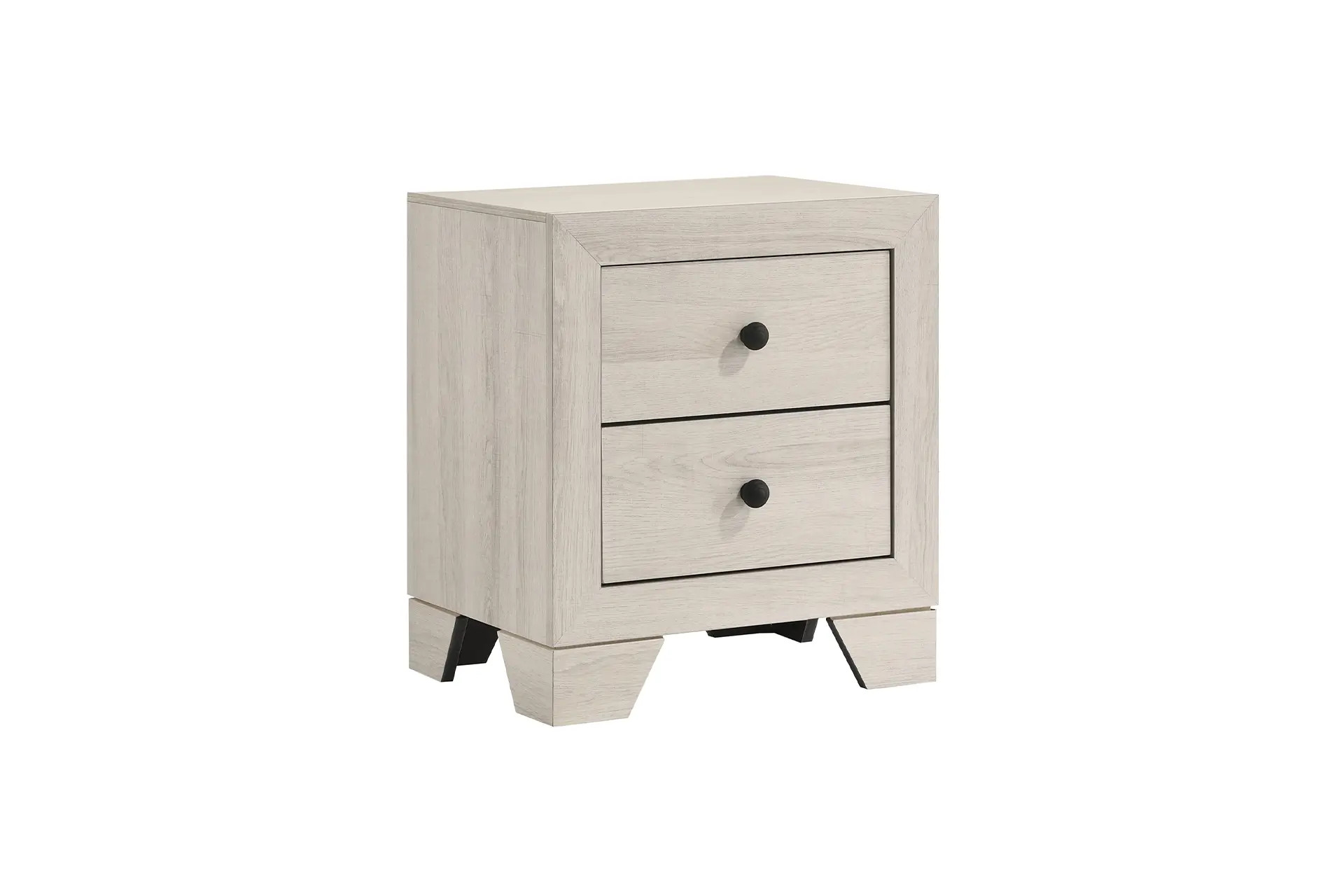Crown Mark 6982 Atticus White Nightstand.