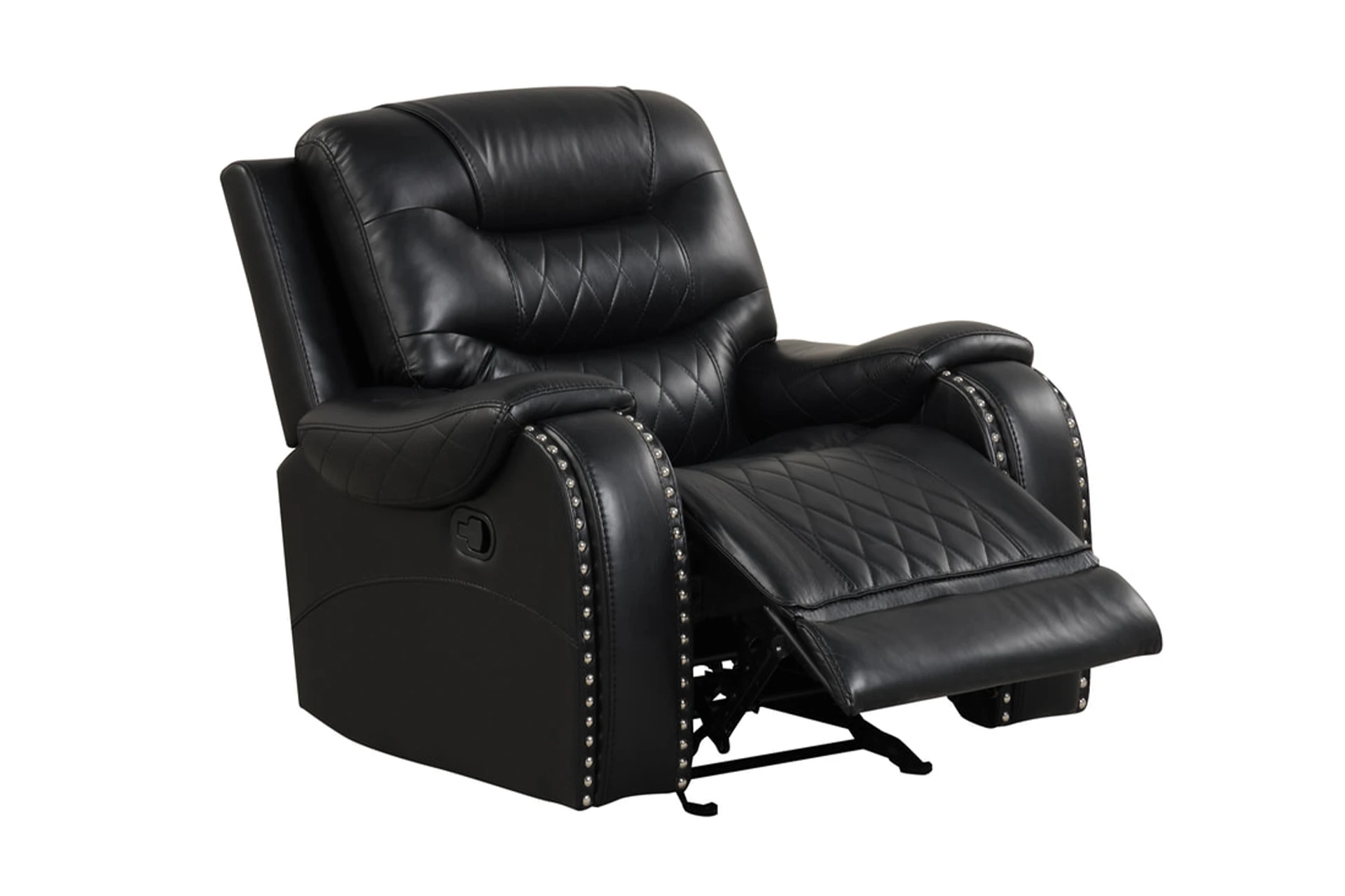 Happy Homes Ashley 2001 Black Recliner.