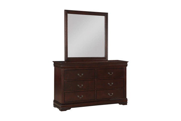Louis Philippe Dresser & Mirror (Multiple Colors Available): Hotel