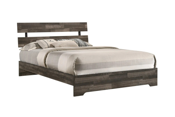 Crown Mark 6980 Atticus Brown Bed | Bi-Rite Furniture