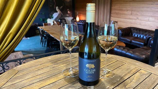 Goldie Estate Zell Chardonnay 2020 wins dish Gold Award