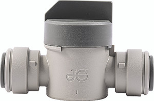 STRAIGHT PUSH-CONNECT X PUSH-CONNECT SHUT-OFF VALVES: GRAY ACETAL STRAIGHT PUSH-CONNECT X PUSH-CONNECT SHUT-OFF VALVES: GRAY ACETAL