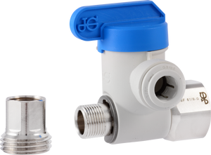 ANGLE STOP ADAPTER VALVES - LEAD FREE BRASS W/ ADAPTER ANGLE STOP ADAPTER VALVES - LEAD FREE BRASS W/ ADAPTER