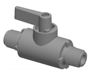 Plastic Ball Valves: Series 226 - MALE X MALE