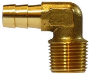 HE1 - HOSE BARB ELBOW TO MPT HE1 - HOSE BARB ELBOW TO MPT