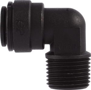 PART ME - MALE FIXED ELBOW - BLACK POLY PART ME - MALE FIXED ELBOW - BLACK POLY