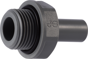 PART MT - MALE TUBE STEM ADAPTER - BSPP THREAD - ACETAL
