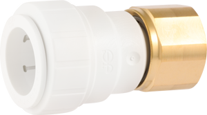 SPEEDFIT PLUMBING FITTINGS - FEMALE CONNECTOR - WHITE