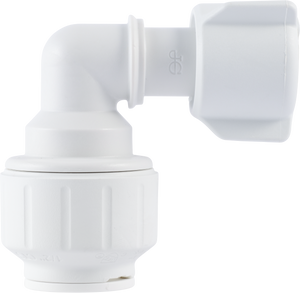 SPEEDFIT PLUMBING FITTINGS - FEMALE SWIVEL ELBOW - WHITE