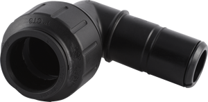 SPEEDFIT PLUMBING FITTING - PLUG IN ELBOW - BLACK SPEEDFIT PLUMBING FITTING - PLUG IN ELBOW - BLACK