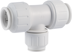 SPEEDFIT PLUMBING FITTINGS - REDUCTING TEE - WHITE