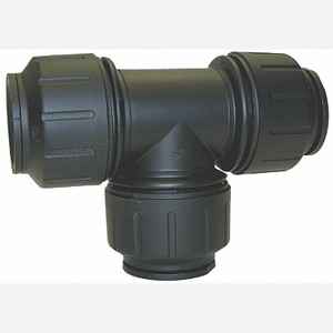 SPEEDFIT PLUMBING FITTING - TEE - BLACK