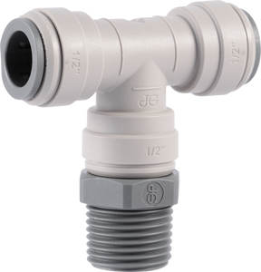 PART SBT - SWIVEL BRANCH TEE - BSPT THREAD - ACETAL PART SBT - SWIVEL BRANCH TEE - BSPT THREAD - ACETAL