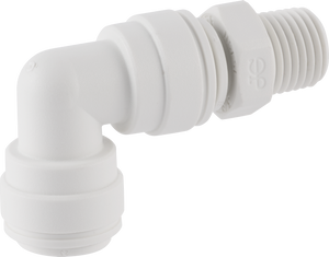 PART SE - SWIVEL ELBOW - NPTF THREAD - WHITE POLY PART SE - SWIVEL ELBOW - NPTF THREAD - WHITE POLY