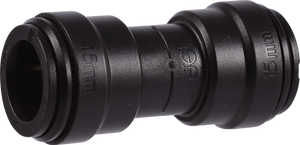 PART UC - UNION CONNECTOR - METRIC - BLACK ACETAL