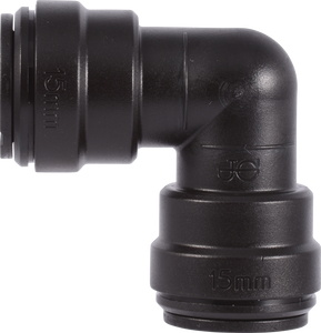 PART ULC - UNION ELBOW CONNECTOR - METRIC - BLACK ACETAL