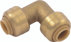 SHARKBITE - BRASS PLUMBING FITTING - 90° ELBOWS SHARKBITE - BRASS PLUMBING FITTING - 90° ELBOWS