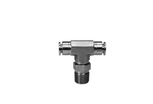 MALE SWIVEL TEE - STAINLESS STEEL MALE SWIVEL TEE - STAINLESS STEEL